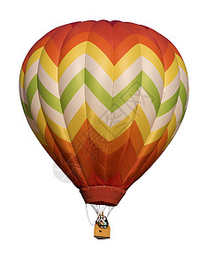 热空气气球反白漂浮背景图片