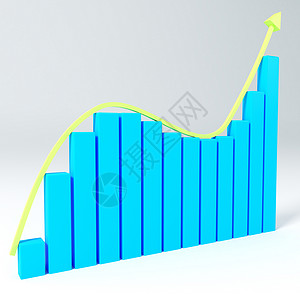 柱状图箭头使用箭头的商务图表预算金融绿色蓝色营销劳动成功统计经济办公室背景