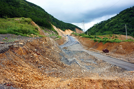 未完成项目 山口 公路高清图片