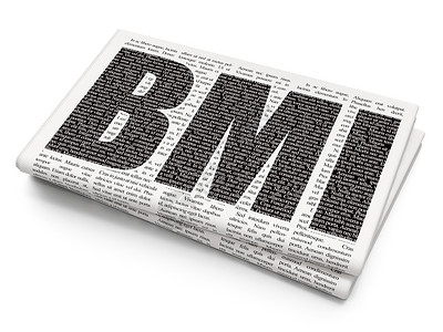 生物报纸素材健康概念 报纸背景 BMI背景