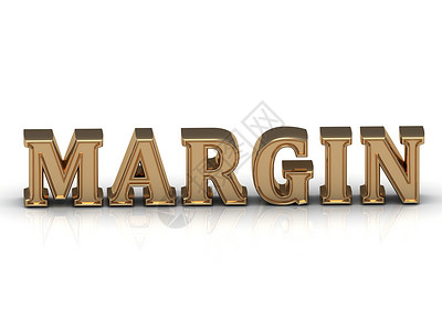 MARGIN - 亮金字母背景图片