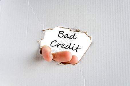 不良信贷文本概念贷款记录破产分数危机信誉度商业风险评价抵押坏的高清图片素材