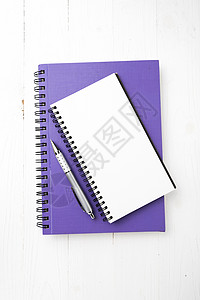 笔和笔空白笔记教育螺旋日记笔记本办公室软垫文档学校背景图片