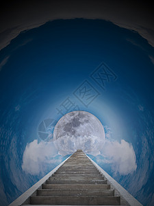 月球脚步信仰满月高清图片