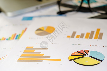 商务图表经济投资库存交换金融市场贸易统计报告办公室背景图片