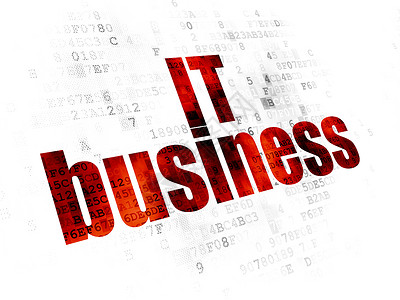IT解决方案数字背景下的商业概念 IT 业务成就品牌伙伴代码解决方案电脑数据战略交易营销背景