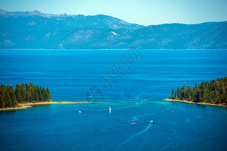 Tahoe全景湖高清图片