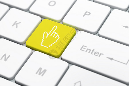 计算机键盘背景上的社交媒体概念鼠标光标团队网站互联网老鼠朋友白色指针按钮手指技术背景图片