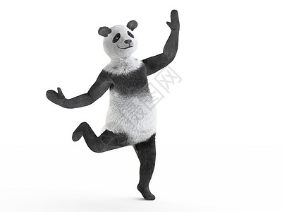 熊猫跳舞现代舞蹈的熊猫 动物和动物品性姿势冒充能力有氧运动运动员力量闲暇耐力运动动作背景
