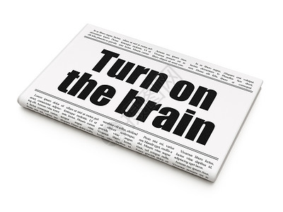 研究概念 报纸头条标题 大脑的转变出版物教学训练知识文章学习网络课程新闻学校背景图片