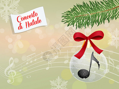 圣诞音符每年圣诞节音乐会合唱卡通片庆典孩子们音符唱歌雪花插图微笑卡拉ok背景