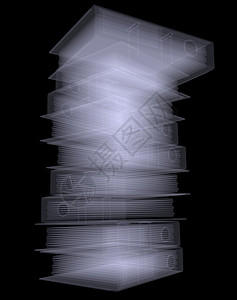 x档案素材堆叠夹文件文件夹的X光贮存组织案件活页夹办公用品文书文档x射线档案数据背景