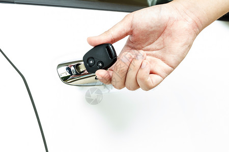 汽车开锁手持车钥匙背景