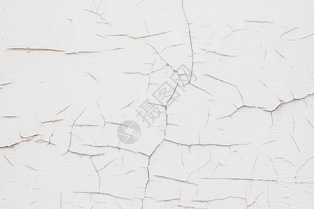 有裂缝的白墙建筑晴天乡村外套质感石膏建筑学水平涂层白色背景图片