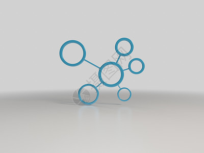 关联销售模板3D环的抽象网络戒指价格蓝色营销圆圈互联网话框网站社会横幅背景