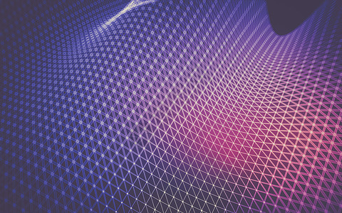 三角形紫色圆点抽象多边形空间低聚深色背景矩阵科学蓝色水晶网络黑色金属宏观技术墙纸背景