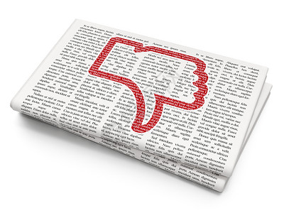 微博文章配图社交媒体概念 报纸背景的缩略图拇指博客手指社会通讯渲染3d互联网速度红色背景