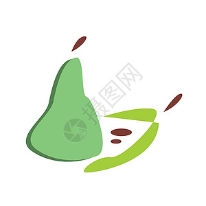 梨图标Pear 标准电基化插图背景