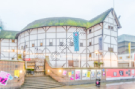 在伦敦的莎士比亚环球剧场背景高清图片