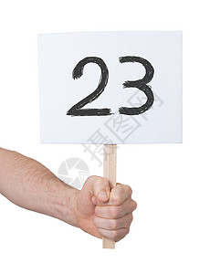 带有数字的签名 23教育知识学校运动数学数数手臂白色能力速度背景图片