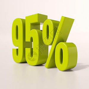 百分之九百分号95免息数字利率符号百分比渲染3d比率降价特价背景