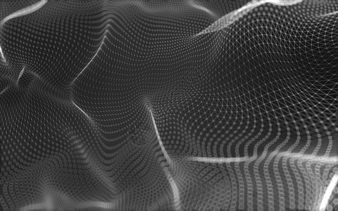 u3d素材网抽象的多边形空间低聚暗 background3d 渲染技术水晶蓝色墙纸金属背景3d三角形宏观科学背景