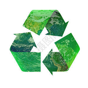 绿色生态地球行星地球的再循环符号环境全球垃圾插图绿色生态海洋白色生物背景