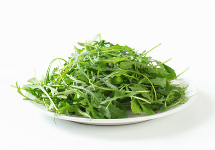 火箭叶叶蔬菜盘子库存沙拉营养食物草本植物树叶背景图片