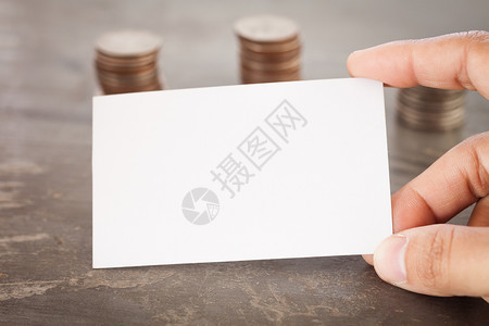 微名片带素材带硬币的空白名卡白色卡片替代品黑色名片宝藏会员卡财富信用卡商业背景