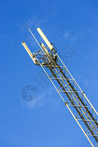 外面高电信网络天线的高度电信网天线讲话通信排放收音机金属发射机系统热点天空数据背景图片