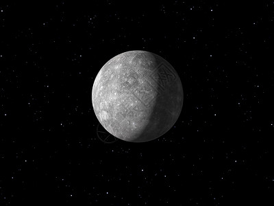 水星记使用 NASA 纹理完成的行星水星背景