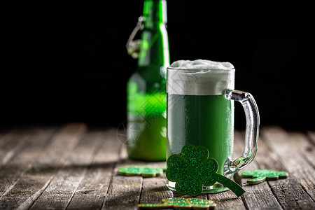 三叶草爱尔兰啤酒帕特里克斯高清图片