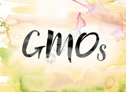 手绘亥字设计GMOs 彩色水彩和墨水字艺术背景