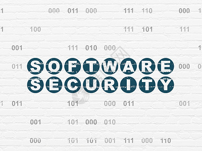 加密软件背景墙上的安全概念软件安全别针犯罪密码保卫财产网络绘画隐私警报裂缝背景