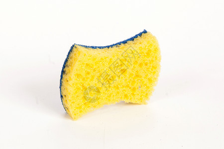 龙宝一家黄色冲浪海绵清洁工商品聚合物柔软度泡沫工作白色工具用具卫生背景