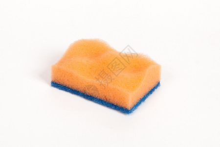 橙色冲刺海绵商品家务柔软度工具材料泡沫清洁工卫生橙子用具背景图片