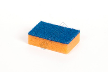 橙色冲刺海绵商品柔软度工作工具泡沫家务卫生清洁工厨房材料背景图片