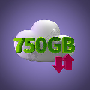 网络提速降费3D 降云数据上传下载图解750GB Capa背景