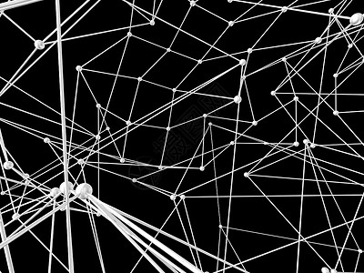 神经网格线和点形成mes化学品技术原子数据科学化学星座细胞网格粒子背景