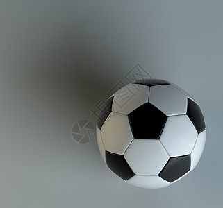 经典足球球皮革运动坡度白色惩罚团队小路游戏竞赛灰色背景图片