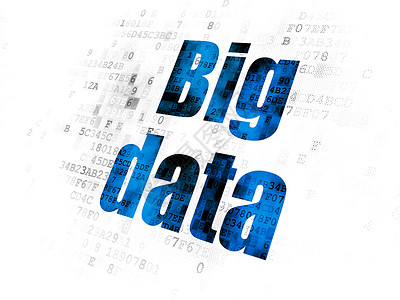 大数据代码数字背景上的数据概念大数据程序互联网白色编程屏幕网络蓝色技术中心服务器背景