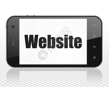 网页概况图Web 开发概念智能手机与网站上显示灰色代码触摸屏服务器电话正方形黑色编程网页工具背景