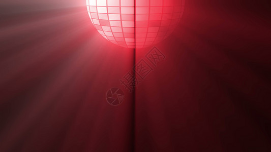 与迪斯科球和光的抽象背景火花迪厅俱乐部夜店环形地面动画片打碟机娱乐闪光背景图片