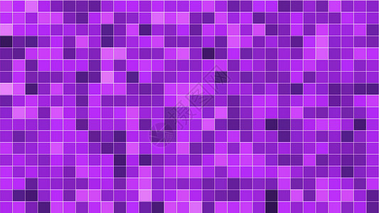 方块像素风格带有闪亮马赛克的抽象背景艺术舞蹈计算机辉光技术正方形风格动画片装饰像素化背景