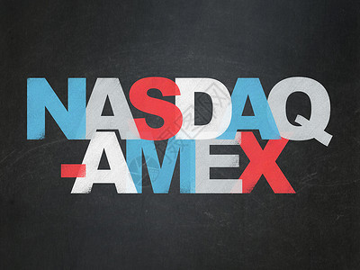 粉笔笔刷素材股票市场指数概念 NASDAQ-AMEX学校董事会背景背景