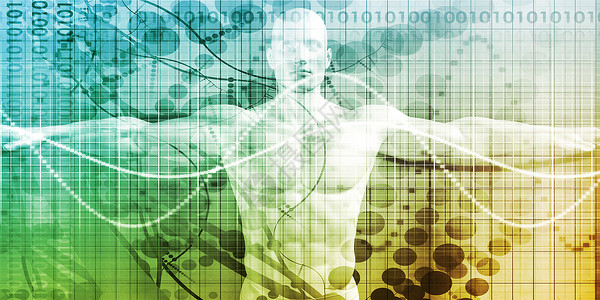 科学科技技术解剖学生物克隆研究身体生物学背景图片