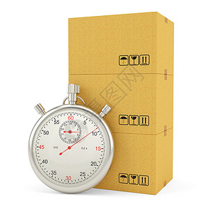 第二盒半价带手表的纸板盒 用白色隔开盒子纸板运动贮存渲染送货货物数字纸盒运输背景