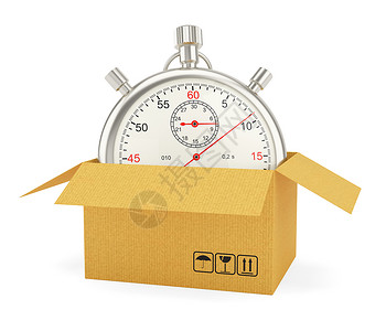 第二盒半价带站表打开纸箱包装渲染运动后勤拨号3d纸盒送货金属运输背景