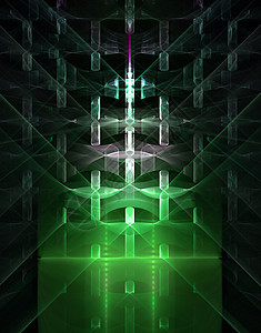 绿色机器技术辉光艺术品外星人背景图片