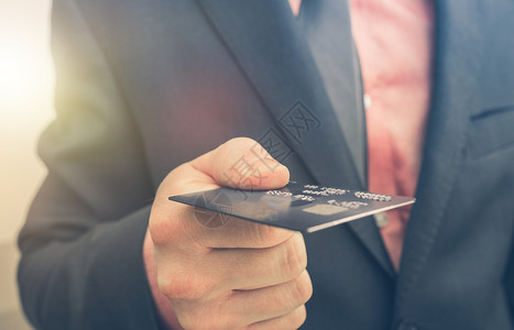 以信用卡支付加工商业人士银行现金商务卡片银行业电子水平背景图片